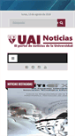 Mobile Screenshot of noticias.uai.edu.ar